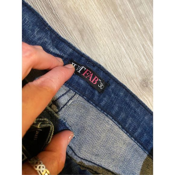 Justfab NWT Blue Jeans Skinny Leg Pants, Size 30"/ Large - Picture 3 of 9